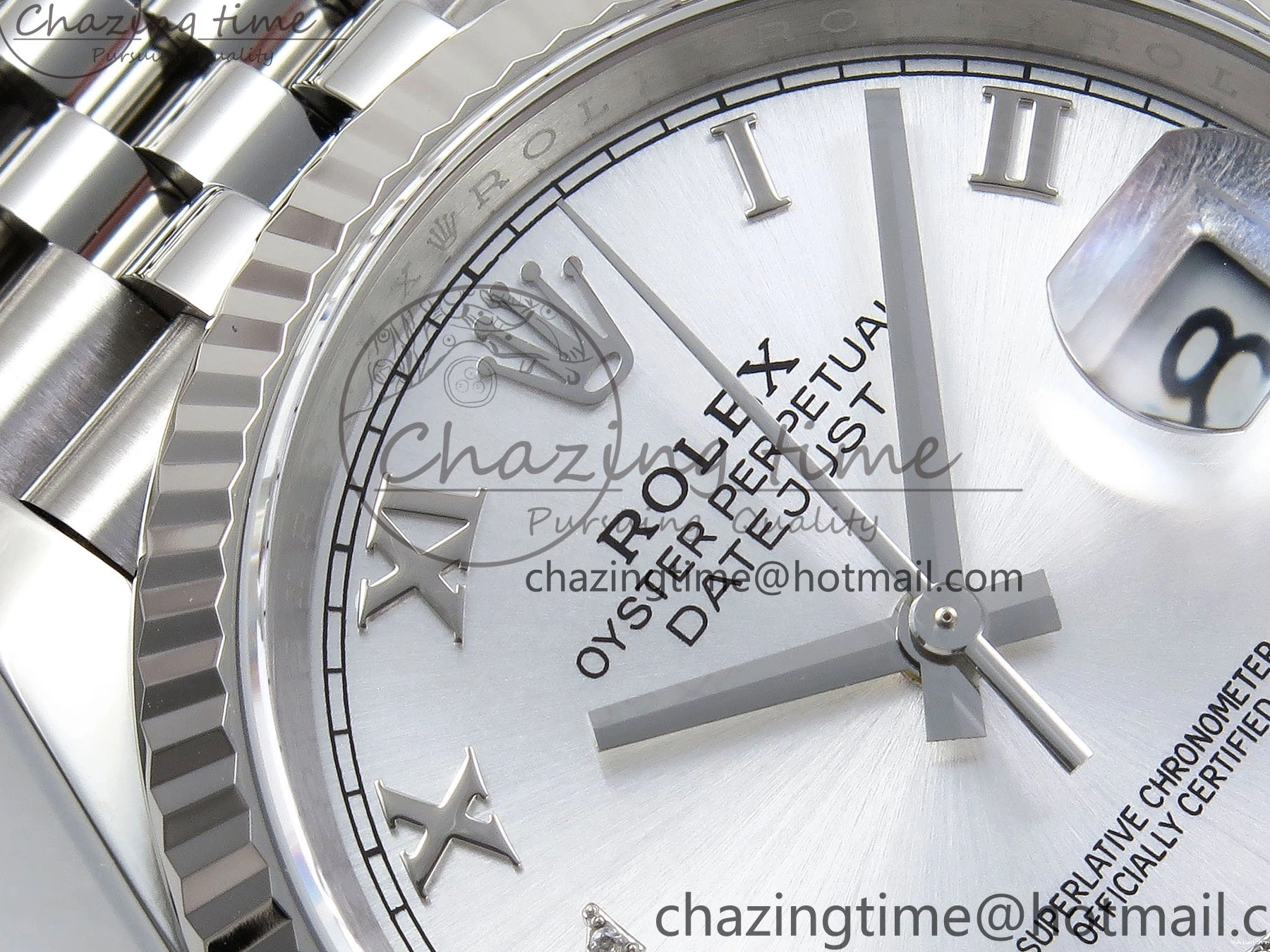 VR3235 36 APF 126234 Silver Steel Dial Bracelet on Jubilee Best DateJust Edition 904L Diamond 1:1 Roman 0520
